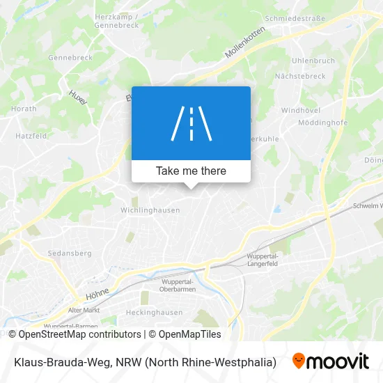 Klaus-Brauda-Weg map