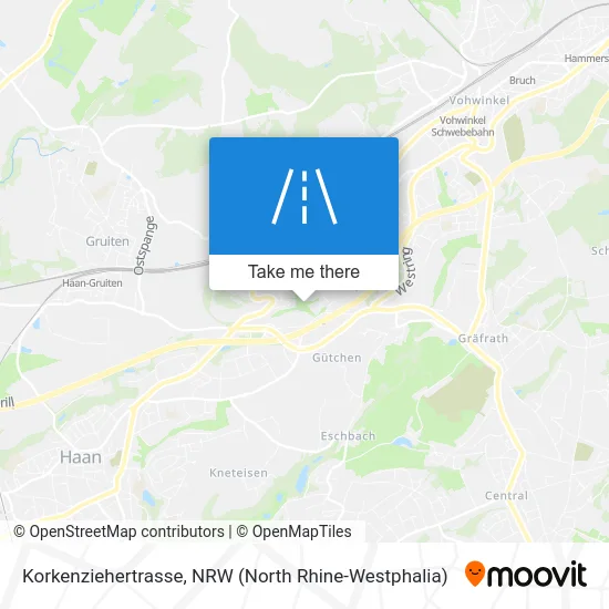 Korkenziehertrasse map