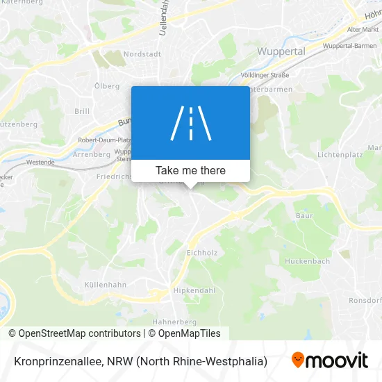 Kronprinzenallee map