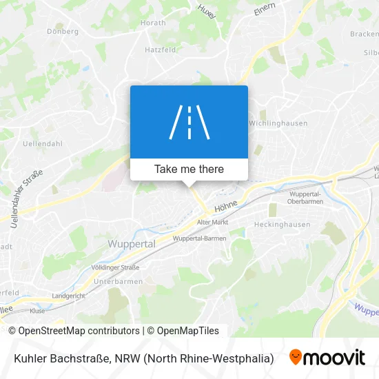 Карта Kuhler Bachstraße