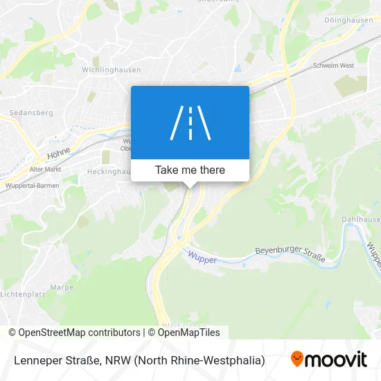 Lenneper Straße map