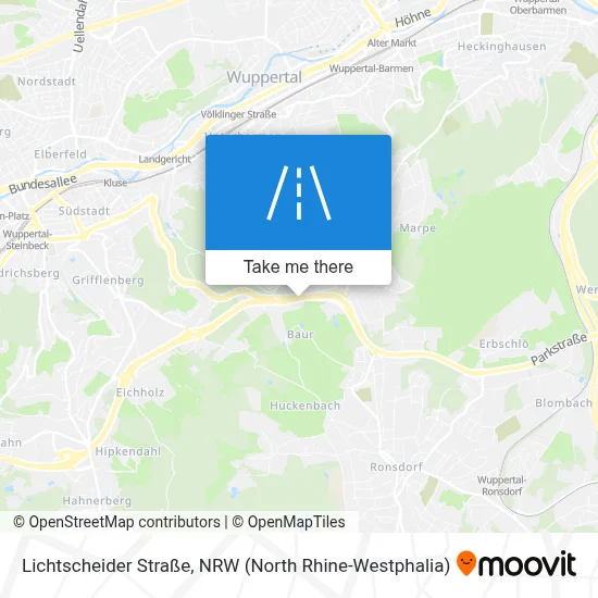 Lichtscheider Straße map