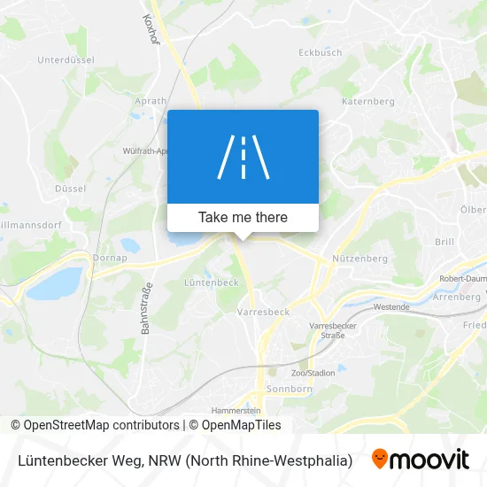 Lüntenbecker Weg map