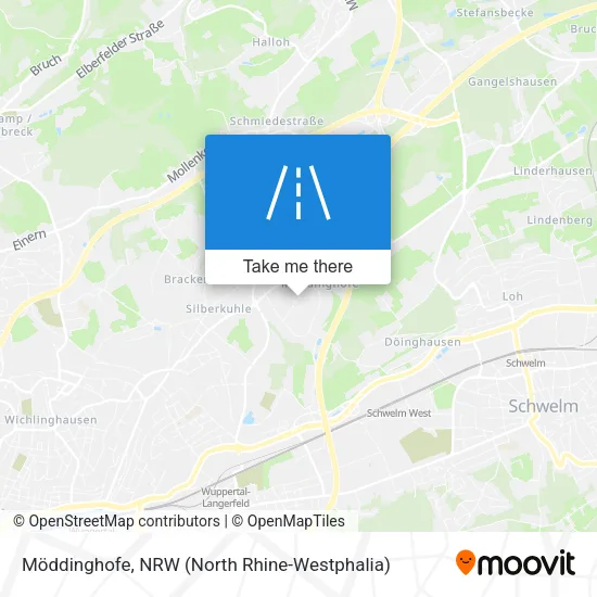 Карта Möddinghofe