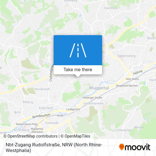 Nbt-Zugang Rudolfstraße map