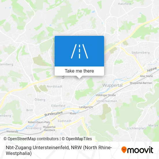 Карта Nbt-Zugang Untersteinenfeld
