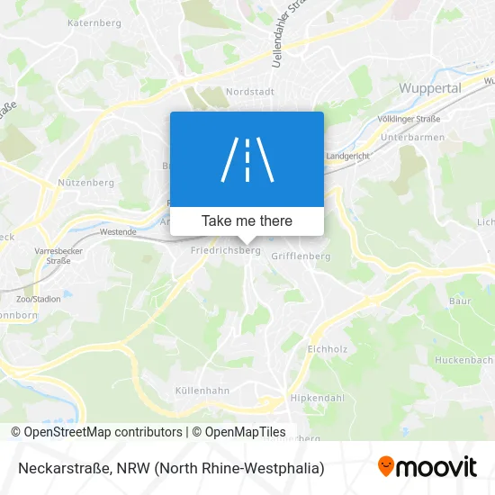 Карта Neckarstraße