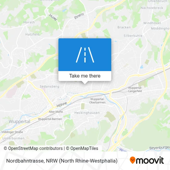 Nordbahntrasse map