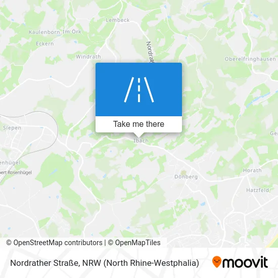 Карта Nordrather Straße