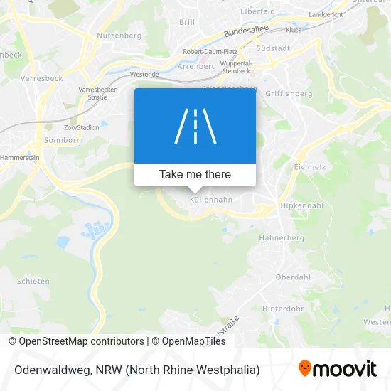 Odenwaldweg map