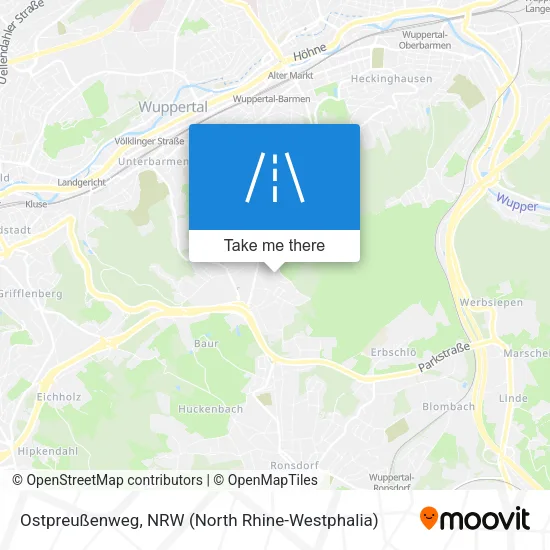 Карта Ostpreußenweg