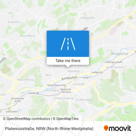 Карта Plateniusstraße