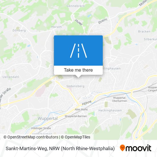 Sankt-Martins-Weg map