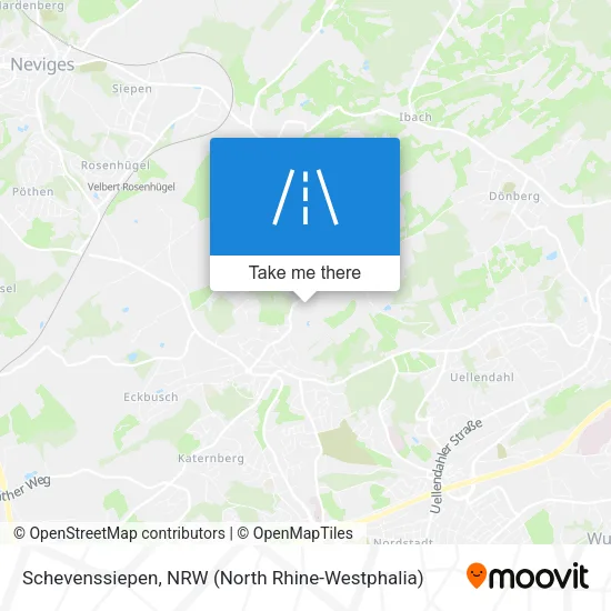 Карта Schevenssiepen