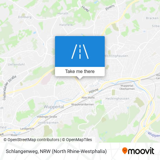 Schlangenweg map