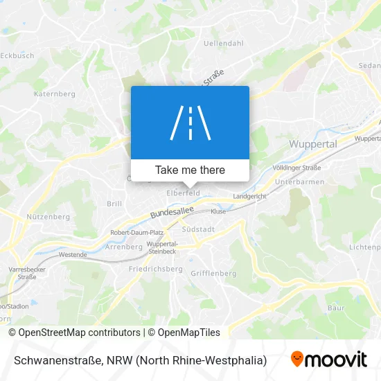Карта Schwanenstraße