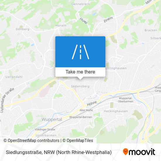 Siedlungsstraße map