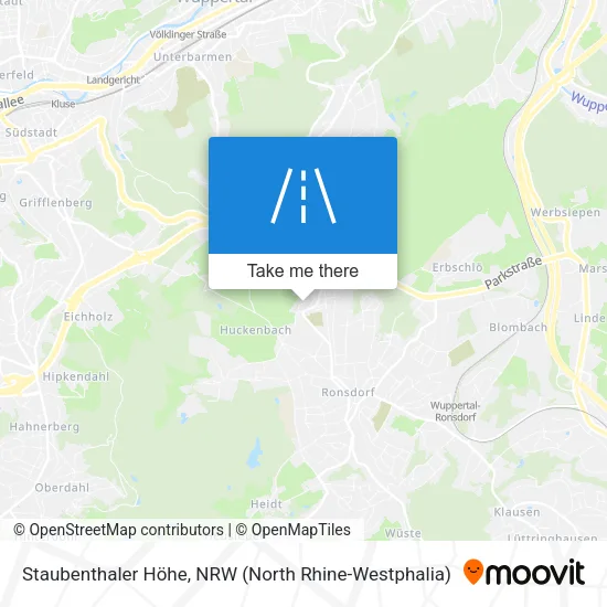 Карта Staubenthaler Höhe
