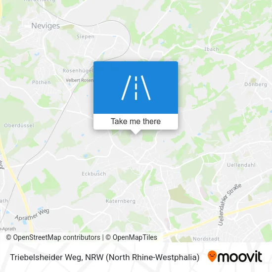 Карта Triebelsheider Weg
