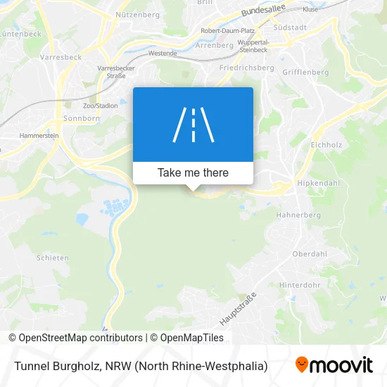 Карта Tunnel Burgholz