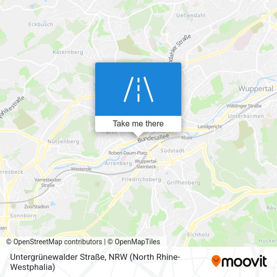 Untergrünewalder Straße map
