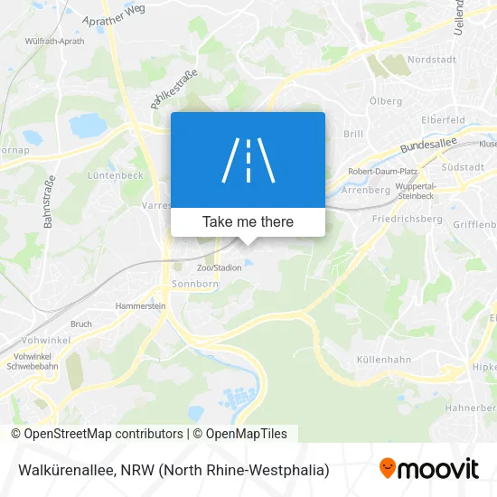 Карта Walkürenallee
