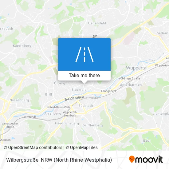 Карта Wilbergstraße