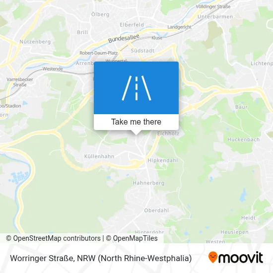 Worringer Straße map