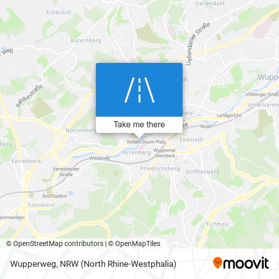 Wupperweg map