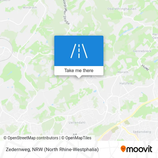 Карта Zedernweg