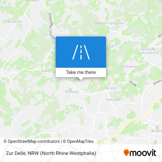 Карта Zur Delle
