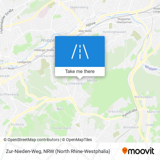Zur-Nieden-Weg map