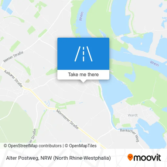 Карта Alter Postweg