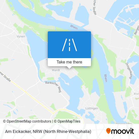 Карта Am Eickacker