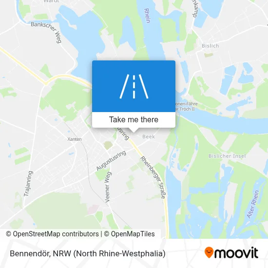 Bennendör map