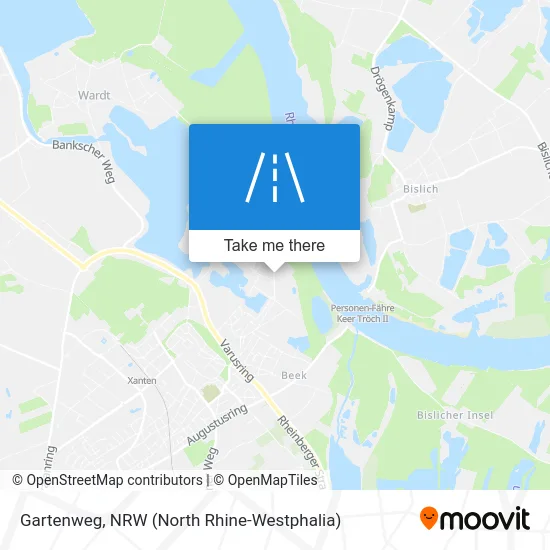 Карта Gartenweg