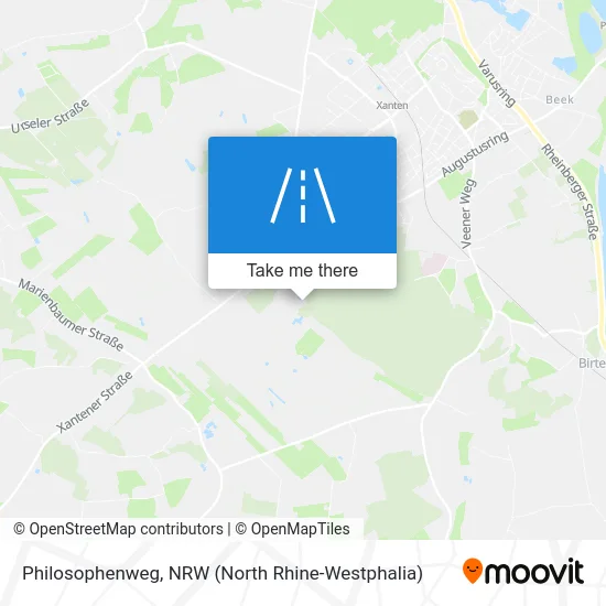 Карта Philosophenweg