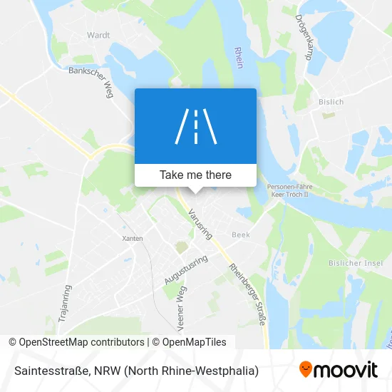 Карта Saintesstraße