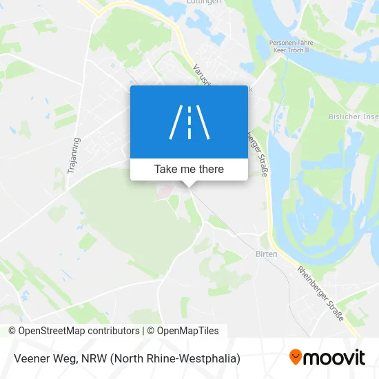 Veener Weg map