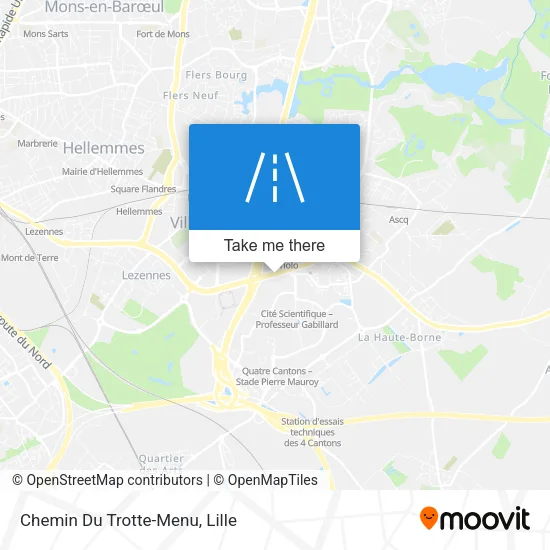 Chemin Du Trotte-Menu map