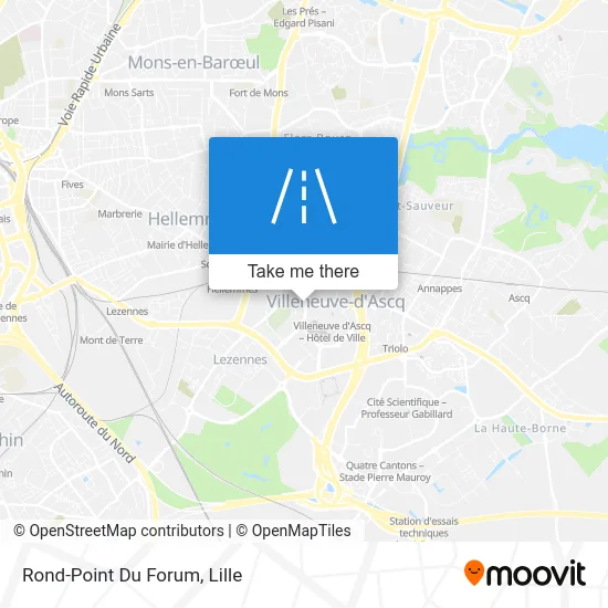 Rond-Point Du Forum map