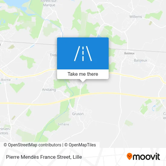 Rue Pierre Mendès France map
