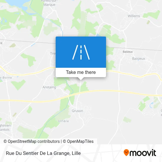 Rue Du Sentier De La Grange map