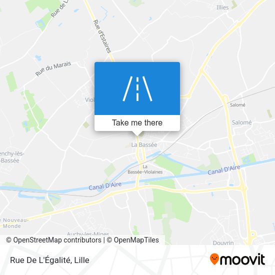 Rue De L'Égalité map
