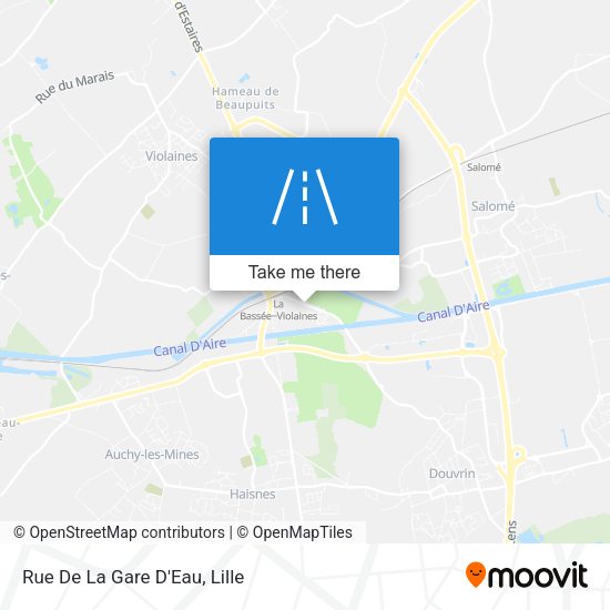 Rue De La Gare D'Eau map