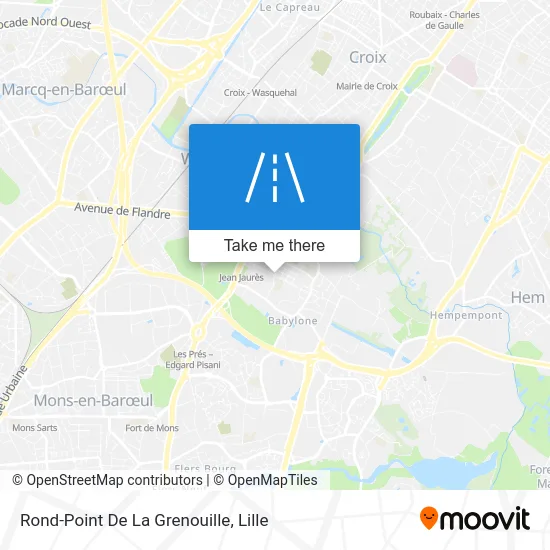 Rond-Point De La Grenouille map