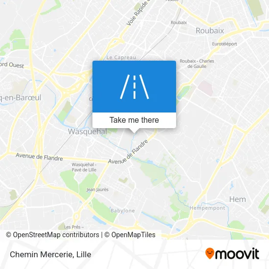 Chemin Mercerie map