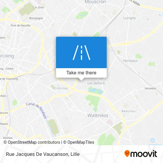 Rue Jacques De Vaucanson map