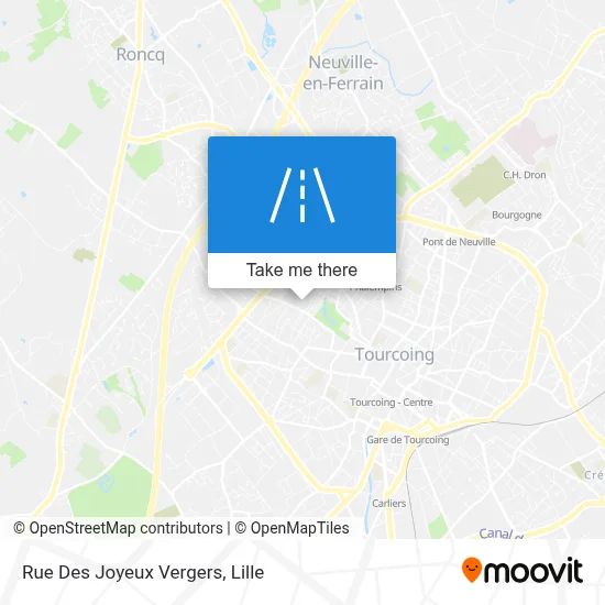 Rue Des Joyeux Vergers map