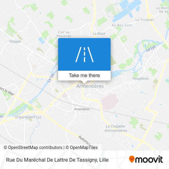 Rue Du Maréchal De Lattre De Tassigny map